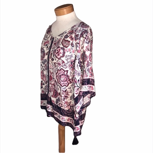 Democracy floral top med NWT - Picture 3 of 6